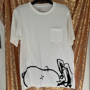 KAWS x PEANUTS T-shirt, new with no tags, size M, Uniqlo